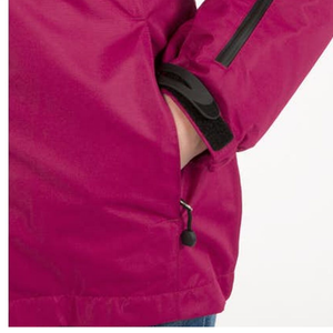 Chaqueta Cortavientos Acolchada con Capucha Personalizada de Alta Calidad para Mujer, Chaqueta de Invierno con Logotipo Frontal, Estilo Urbano, Tinte Liso, Venta al por Mayor - Product Image 4