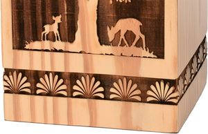 Urna de cremación de árbol de la vida, caja para adultos, caja de madera para entierro funerario, urna de cremación de resina epoxi - Product Image 5