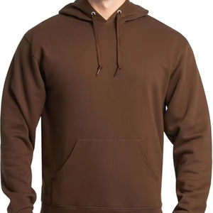 Sweat-shirt unisexe surdimensionné pour homme, poids lourd, de haute qualité, uni, teint, brodé, avec un sweat-shirt pour homme de qualité bon marché - Product Image 1