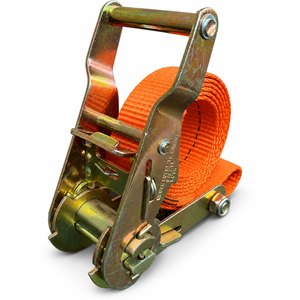 Correas de Amarre Resistentes de 38 mm, Color Naranja, 2 Toneladas de Resistencia a la Rotura, Cinturón de Poliéster sin Ganchos para el Transporte de Mercancías Pesadas - Product Image 2