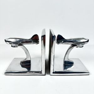 Sujetalibros de metal resistentes diseñados para una fuerte sujeción de libros grandes, archivos y revistas en estanterías - Product Image 6