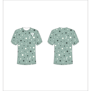 เสื้อยืดแขนสั้นลายจุดผู้ชาย คอกลม ทรงปกติ สวมใส่สบาย ระบายอากาศได้ดี แบรนด์ Trackstar รับผลิตแบบ OEM รุ่น TSI-G05-P0718 - Product Image 1