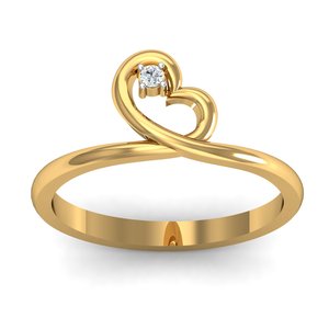 New Arrival 18K Gold Plated Heart Design <b>Couple</b> Propose <b>Rings</b> Women's Zircon Gemstone Brass Jewelry Fashionable Engagement Gift - Product Image 5
