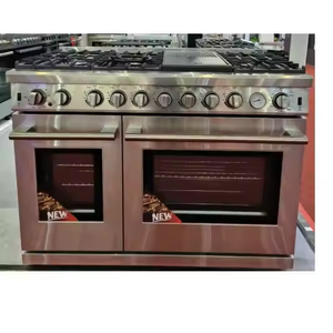 Venta de Fábrica: Horno Independiente de Lujo Personalizado de 48 Pulgadas, Estufa de Gas de 7 Quemadores, Horno de Alta Calidad para Restaurantes Comerciales - Product Image 3