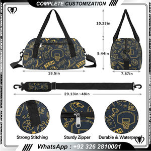 Sac imperméable Sac de voyage personnalisé Sacs de basket personnalisés Duffle pour hommes - Product Image 6