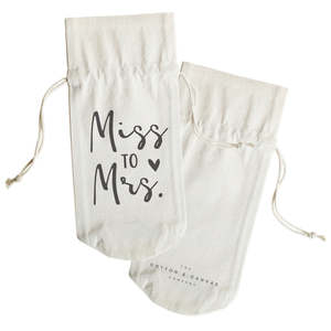 กระเป๋าผ้าแคนวาสสำหรับใส่ไวน์ ของขวัญสำหรับสุภาพสตรี - Product Image 2