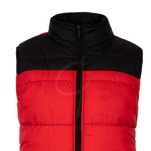 Chaleco acolchado de plumón acolchado de alta calidad, chaleco de burbuja sin mangas con logotipo impreso por encargo para hombre con Material de poliéster 100% - Product Image 4