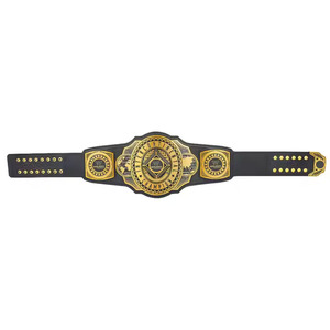2025 Diseño personalizado WWE Campeonato Cinturones DE LUCHA Sialkot Pakistán 4mm Placas de zinc Correa de cuero World Heavyweight Belt - Product Image 3