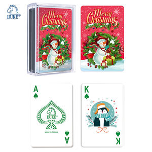 Conception personnalisée de Noël Cartes à jouer étanches avec impression couleur Cadeau de poker - Product Image 2