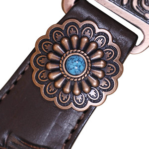 Juego de tachuelas de cabeza y cuello de pecho de cuero occidental más vendido, juego de tachuelas de cabeza de cuero mecanizado a mano listo para enviar - Product Image 6