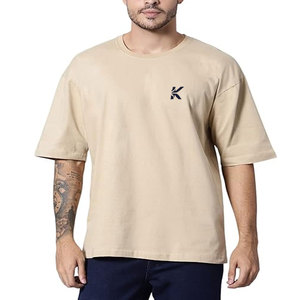 Camiseta Extra Grande para Hombre, Corte Regular Premium, Estilo Urbano, 100% Algodón, Transpirable, de Secado Rápido, Cómoda, para Uso Diario Informal - Product Image 1