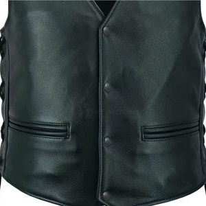 Gilet en cuir pour homme personnalisé, durable, hiver, meilleure qualité, design tendance, gilet en cuir à la vente, 2026 - Product Image 5