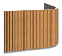 Paneles de Pared de Madera Maciza Económicos, Superficie 3D, Minimalistas, para Villas, Apartamentos, Hospitales, Hoteles, Salones - Diseño Gráfico Sencillo