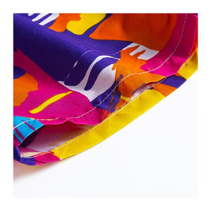 Pantalones cortos de playa de poliéster personalizados de la mejor calidad, pantalones cortos de sublimación para hombres, traje de baño, dos ojales con bolsillo trasero, pantalones cortos de natación - Product Image 6