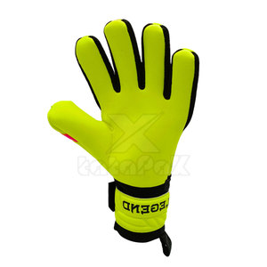 Venta al por mayor guantes de portero de cuero profesional dedo completo diseño impermeable para adultos jóvenes precio de fábrica para el entrenamiento - Product Image 5