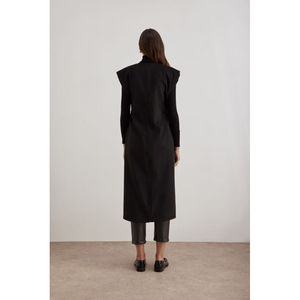 Abrigo Reversible de Lujo para Mujer, Doble Botonadura, Tejido Transpirable Resistente al Viento, con Botones y Borlas Decorativas, Otoño Invierno, Talla XL - Product Image 5