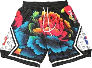 Pantalones Cortos de Baloncesto Vintage Personalizados al por Mayor, de Secado Rápido, 100% Poliéster, Transpirables, con Estampado por Sublimación, Marca de Equipo Personalizada - Product Image 5