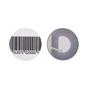 33mm/40mm Đường kính an ninh RF nhãn bán lẻ chống trộm <span class=keywords><strong>Sticker</strong></span> bán buôn <span class=keywords><strong>EAS</strong></span> RF 8.2MHz Vòng nhãn mềm - Product Image 2