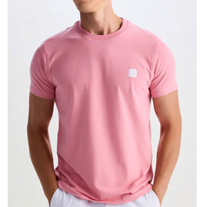T-shirts pour hommes en coton à col rond, coupe ajustée, anti-rides, respirants et écologiques - Product Image 5