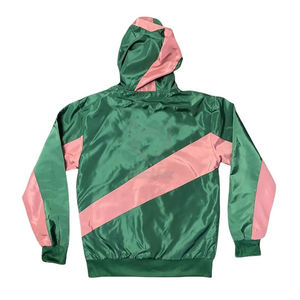 Jersey cortavientos liso de nailon personalizado para hombre, chaqueta informal impermeable a prueba de viento de marca Vintage 2023 para ropa de otoño y verano - Product Image 3