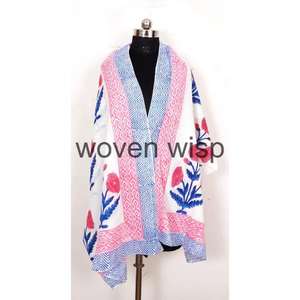 Sarong en coton personnalisé pour femmes et hommes-Motifs floraux et à carreaux faits à la main quatre saisons utilisent des tailles personnalisées-Vente en gros - Product Image 5