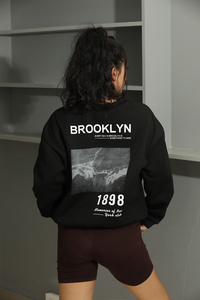 เสื้อสเวตเตอร์แบบสวมหัวแขนยาวลำลองพิมพ์ลายของผู้หญิง2025ฤดูใบไม้ร่วงความยาวปกติฤดูหนาว100% เส้นใยไม้ไผ่เร็ว - Product Image 4