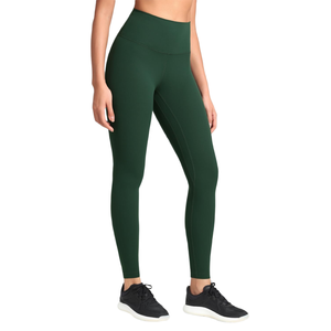 Leggings de Yoga de Cintura Alta con Logotipo Personalizado al por Mayor para Mujer, Leggings Deportivos de Poliéster Suave para Gimnasio y Fitness - Product Image 1