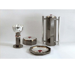 Clásico Vintage árabe Metal Bakhoor quemador hecho a mano oro y plata toque Vintage Oud Metal - Product Image 4