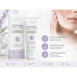 Crema y Loción Facial Premium con Extracto Natural de Caléndula, Suplemento Dietético Herbal para la Salud Diaria y el Alivio de la Piel - Product Image 2