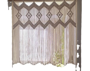Coustmized Macrame Door <b>Curtain</b> | Large Wedding Backdrop Wall Hanging Tapestry - Product Image 1