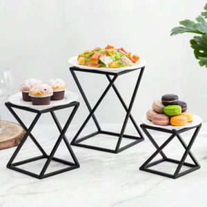 2026 Modern Metal Cupcake <b>Dessert</b> Display Riser With Handmade Touch For Elegant Catering Events And Party Settings - Product Image 1