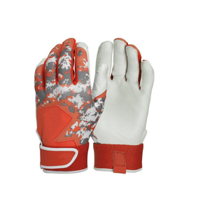 Gants de frappe de baseball réglables Gants de baseball durables et confortables Gants de protection professionnels en cuir d'entraînement en plein air - Product Image 5