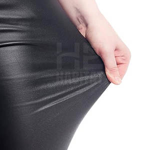กางเกงหนังผู้หญิงเนื้อนุ่ม เอวสูง ทรงสกินนี่ ทนทาน มีกระเป๋าซิป หนังคุณภาพดี แฟชั่นและสวมใส่สบาย - Product Image 5