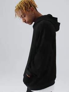 Sudaderas con capucha de gran tamaño personalizadas de alta calidad de 350gsm para hombre sudaderas con capucha de peso pesado impresas sudaderas con capucha de algodón con logotipo personalizado de alta calidad - Product Image 2