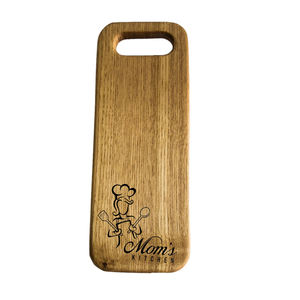 Planche à découper en bois artisanale de qualité supérieure, épaisse, pour la cuisine, pour couper en dés, planche à pain en bois et plateau à fromage avec gravure de chef - Product Image 4