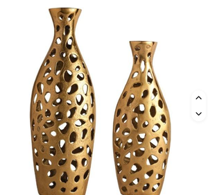 Décoration Vases à fleurs Décoration de la maison en métal pour centre de table Bougeoir Style AMERICAIN Living Modern Design - Indian Home Ceaft - Product Image 2