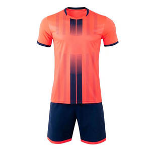 Uniforme de Fútbol Personalizado, Conjunto de Entrenamiento de Alta Densidad, Secado Rápido, Transpirable, Ligero, Tela Suave, Kit de Fútbol OEM - Product Image 1