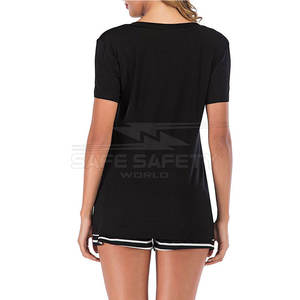 Conjunto corto de alta calidad para mujer, logotipo personalizado, camisetas para mujer, conjunto de pantalones cortos para venta en línea - Product Image 4
