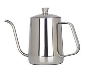 Stainless Steel Gooseneck Kettle Long Narrow Spout Hand Drip <b>Tea</b> Pot Lid for Home Travel Outdoor Coffee <b>Maker</b> Metal Material - Product Image 1