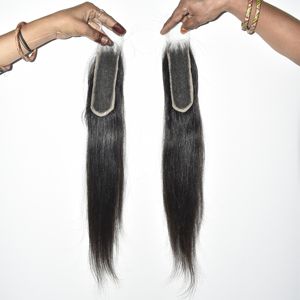 Nouvelle marque indienne New Fashion cheveux humains Remy véritables fermetures HD extensions droites disponibles au prix de gros par exportation - Product Image 5