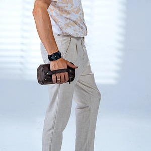 Custom Large <b>Travel</b> Shaving Dopp <b>Kit</b> Water-resistant Bathroom Toiletries Organizer Leather Toiletry Bag for Men LTB-0009 - Product Image 4