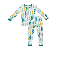 Pyjama pour enfants en tissu éponge de haute qualité, chaud, respirant, à séchage rapide, taille plus, automne, personnalisé, 100% coton, uni, vêtements de nuit, BD personnalisé