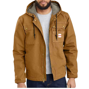 Chaqueta de Hombre Personalizada al por Mayor, Corte Holgado, Lavada, de Primera Calidad, Duradera, a la Moda, Estilo Urbano, Chaqueta Moderna - Product Image 1