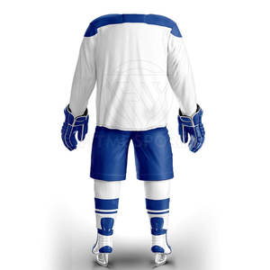 Fait sur mesure en gros uniforme de hockey sur glace unisexe à séchage rapide uniforme de hockey sur glace respirant à vendre - Product Image 2