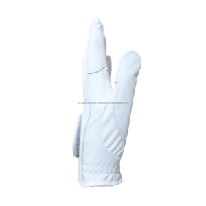 Guante de Golf de cuero genuino Cabretta de mano izquierda personalizable de alta calidad Características deportivas de alta visibilidad Logotipo personalizado transpirable - Product Image 2