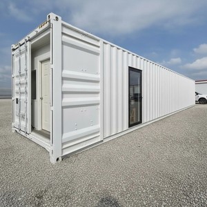 Nouvelle Tiny House Contemporaine Préfabriquée en Conteneur Maritime 1 Chambre 1 Salle de Bain Cuisine Intégrée Espace Préparation Alimentaire Kiosque Extérieur - Product Image 1