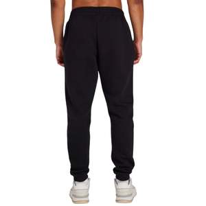 Pantalon de survêtement pour hommes Black Label Coupe décontractée en coton de qualité supérieure Finition brossée Ourlet côtelé Ceinture Logo Tag Soft Everyday Fit - Product Image 4