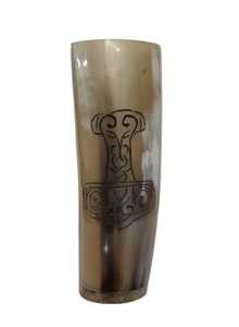 Nouveau design corne de bétail couleur naturelle corne de buffle tasse à bière décorative corne à boire viking verre nouvelles idées de produits - Product Image 6