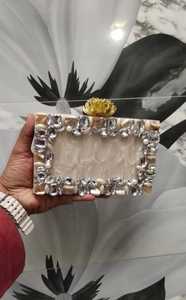 Pure Resin Red Colour Ladies Clutch Excellent Finishing for Wedding Parties Women Fashion <b>Accessories</b> Handmade Colourful <b>Purse</b> - Product Image 6