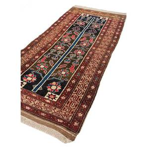 Kiaan Paem-215 Beige <b>Brown</b> Hand Knotted <b>Wool</b> Rugs Floral Abstract Living Carpet for Home Entryway Hallway Rectangle Puzzle - Product Image 2